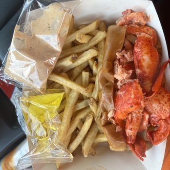 Angie's Lobster - The warm lobster sandwich with fries. - Fast Food Near Me - Surprise, Arizona Angie's Lobster - The warm lobster sandwich with fries. - Fast Food Near Me - Surprise, Arizona
