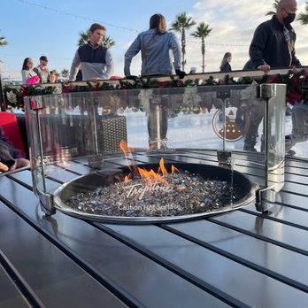 Hotel del Coronado, Curio Collection by Hilton - Rink side firepit seating at Frostbite Lounge - Coronado, CA