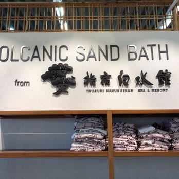 SoJo Spa Club - Volcanic sand bath and the robes they give you to put on for it. - Saunas Near Me - Edgewater, New Jersey