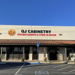 Exterior outside entrance of QJ Cabinetry - Showroom - Rancho Cucamonga, California Exterior outside entrance of QJ Cabinetry - Showroom - Rancho Cucamonga, California