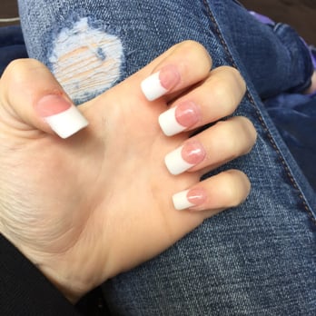 Beauty Zone - Uneven lengths to the rest and not the square shape I like - Nail Salons Near Me - Petaluma, California