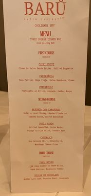 Menu photo 4 Baru Bistro & Tapas New Orleans, LA Menu photo 4 Baru Bistro & Tapas New Orleans, LA