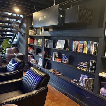 Ash Cigar & Bar Lounge - Bookcase - Lounges Near Me - St. Louis, Missouri