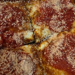 Red Plum - Detroit Red and White Pizza. Sauce is excellent. - food - Pizza Near Me - Boardman, Ohio