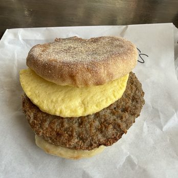 Monk & Mongoose - Lone Tree - Turkey sausage, egg, cheese sandwich - Coffee & Tea Near Me - Lone Tree, Colorado