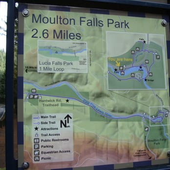 Moulton Falls Regional Park - Trail map - Hiking Near Me - Yacolt, Washington