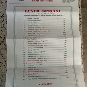 Hong Kong 2 - Lunch specials menu - Chinese Near Me - Suffolk, Virginia Hong Kong 2 - Lunch specials menu - Chinese Near Me - Suffolk, Virginia