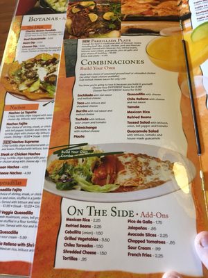 Menu photo 5 La Tapatia Mexican Grill Beaver Dam, WI