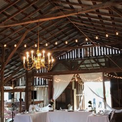 Dodson Orchards - Inside reception barn