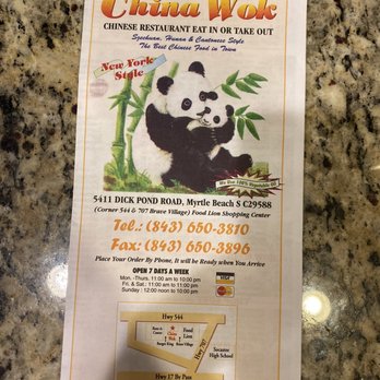 China Wok - Menu - Chinese Near Me - Myrtle Beach, South Carolina