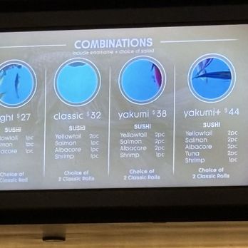 Yakumi - Menu - Sushi Bars Near Me - Los Angeles, California