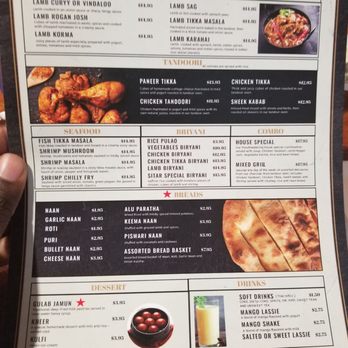 Sitar Indian Restaurant - Menu - Indian Near Me - Birmingham, Alabama