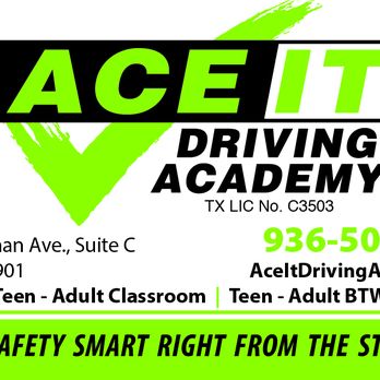 Ace-It Driving Academy - Driving Schools Near Me - Lufkin, Texas Ace-It Driving Academy - Driving Schools Near Me - Lufkin, Texas