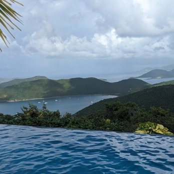 Island Stones - View from the amazing infinity pool - Vacation Rentals Near Me - Cruz Bay, Virgin Islands