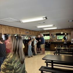 George's Hot Dogs - Line/ordering + indoor seating