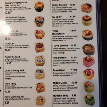 Midori - Menu - Japanese Near Me - Henderson, Nevada