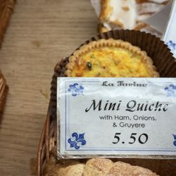 La Farine Bakery - Fly on top of the quiche...