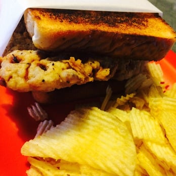 Rock Inn Cafe - chicken fried steak sandwich - pretty burnt - just "OK" - Cafes Near Me - Memphis, Texas Rock Inn Cafe - chicken fried steak sandwich - pretty burnt - just "OK" - Cafes Near Me - Memphis, Texas