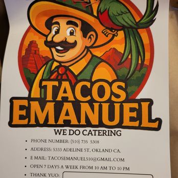 Tacos Emanuel - Operating from Adeline Food Hall - Salvadoran Near Me - Oakland, California