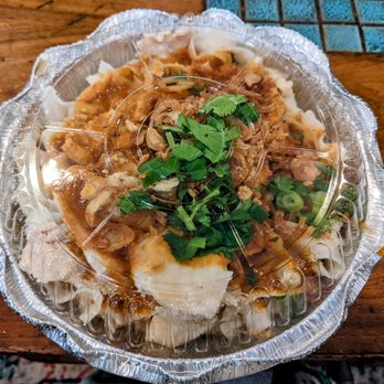 Boonnoon Market - Spicy Satay Noodles with Chicken - Thai Near Me - Arlington, Massachusetts