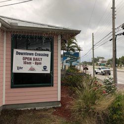 Downtown Crossing of Sebastian - Downtown Crossing proudly serving Sam Adams products open daily 10-8 with new expanded hours on Friday and Saturday 10-9
