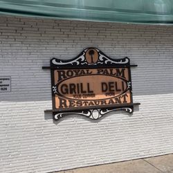 Royal Palm Grill - New sign