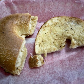 Bagels On Pointe - Plain bagel toasted with butter - Bagels Near Me - Wilmington, North Carolina