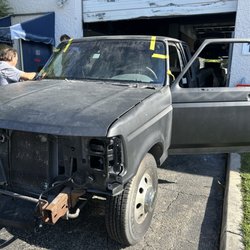 Russell Auto Restorations - This is the truck when we picked it up from Russell auto restoration this week.