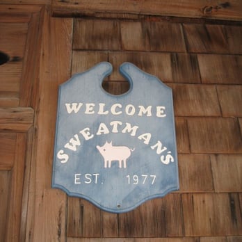 Sweatman's BBQ - Sweatman's BBQ Sign (Front Door) - Barbeque Near Me - Holly Hill, South Carolina Sweatman's BBQ - Sweatman's BBQ Sign (Front Door) - Barbeque Near Me - Holly Hill, South Carolina
