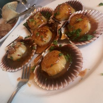 Dove Restaurant - Scallops with sweet chili sauce - Italian Near Me - Orchard Park, New York Dove Restaurant - Scallops with sweet chili sauce - Italian Near Me - Orchard Park, New York