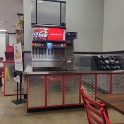 Firehouse Subs Fort Campbell - Haven't seen this relic of a soda machine in a couple years now. Guessing they haven't got approved for the new soda machine.