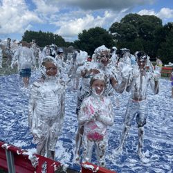 Caboose Lake Campground - Snow fight in July @summerfestcabooselakecampground