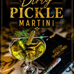 Smoke Rings Cigar Bar - Try the Dirty Pickle Martini at Smoke Rings Cigar Bar in Hazleton, PA. This bold, savory cocktail is expertly crafted for gue...