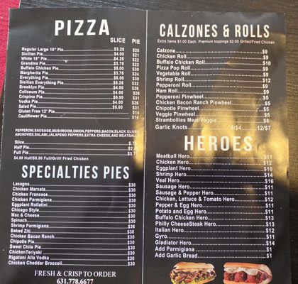 Menu photo 3 La Slice Pizzeria Islandia, NY