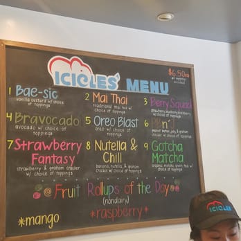 ICICLES - All the flavors! - Ice Cream & Frozen Yogurt Near Me - San Jose, California