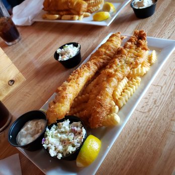 Blue Shark - Fish fry times two however one has cheese curds - Sports Bars Near Me - West Des Moines, Iowa