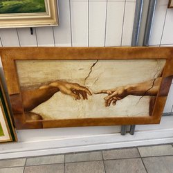 Cash & Raus - Bekannt aus dem Vatikan. Known from the Vatican. It's from Michelangelo.