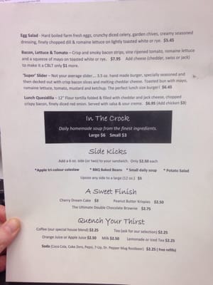 Menu photo 1 Kim's Riverside Cafe Red Deer, AB Menu photo 1 Kim's Riverside Cafe Red Deer, AB