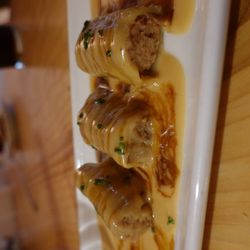 La Maruca - Cannelloni stuffed with pullet and foie gras sauce
