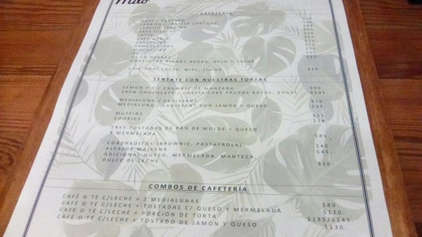 Menu photo 2 Milo Belgrano, C
