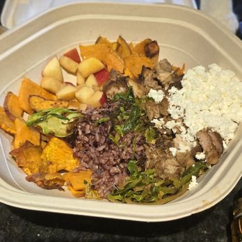 sweetgreen - Healthy Salads, Wraps, and Bowls - This is what my "Autumn Harvest salad" if you can even call it that actually looked like after taking the almonds and dressing out - Salad Near Me - Arlington, Virginia