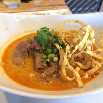 Manaow - Northern Style Beef Curried Noodles - Thai Near Me - Long Beach, California Manaow - Northern Style Beef Curried Noodles - Thai Near Me - Long Beach, California