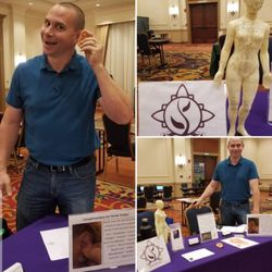 Hornburg Holistics Acupuncture - Having fun at the City of Powder Springs health fair.