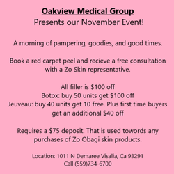 Oakview Medical Group - OMG'S NOVEMBER 2021 EVENT