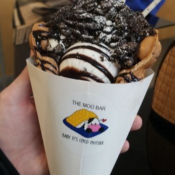 The Moo Bar - Bubble waffle. - Desserts Near Me - Seattle, Washington The Moo Bar - Bubble waffle. - Desserts Near Me - Seattle, Washington
