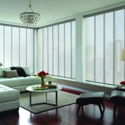 Smart Window Creations - Hunter Douglas Skyline gliding panels