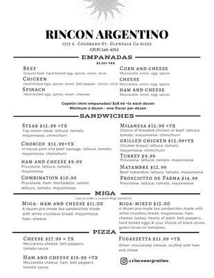 Rincon Argentino - Carniceria Latina by null