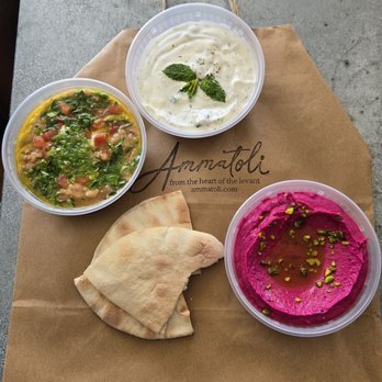 Ammatoli - My Three Way Mezza - Mediterranean Near Me - Long Beach, California Ammatoli - My Three Way Mezza - Mediterranean Near Me - Long Beach, California