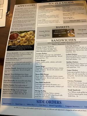 Menu photo 4 Inn On The Gulf Hudson, FL Menu photo 4 Inn On The Gulf Hudson, FL