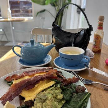 Bluestone Lane - BL Big Brekkie w. gluten free toast - Coffee & Tea Near Me - Orange, California